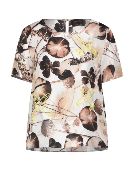 Женский топ Trussardi Papermag, цвета слоновой кости
