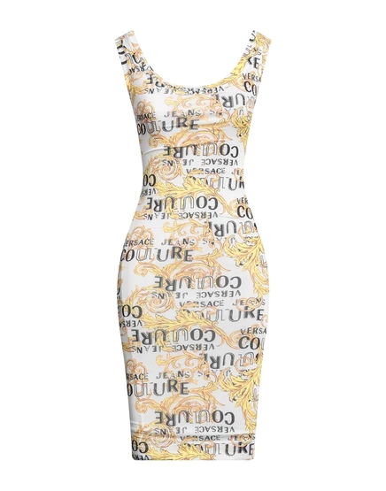 Женское платье-футляр Versace Jeans Couture, белое