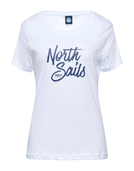 Женская футболка North Sails Papermag, белая