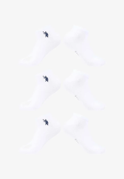 Мужские носки U.S. Polo Assn. USNOAAH, 6 пар, белые