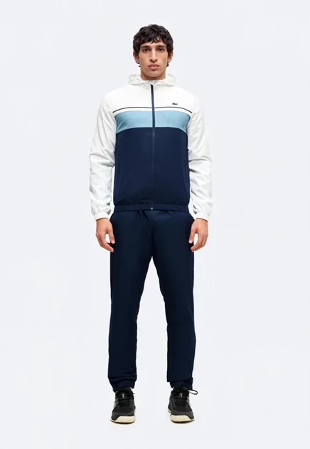 Мужской спортивный костюм Lacoste Sport, синий/белый/арал