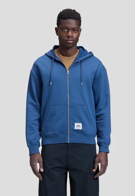 Мужское худи Lee Workwear Full Zip, инсигния блю