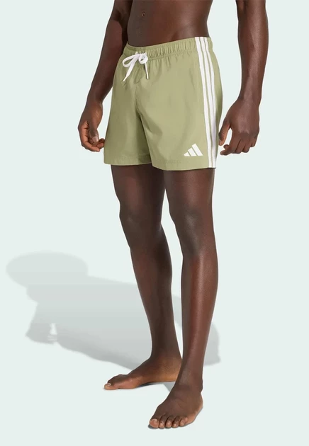 Мужские плавательные шорты adidas, зелёно-белые