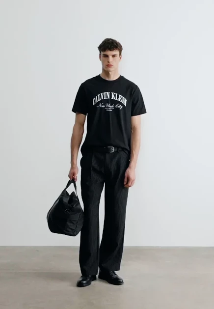 Мужская футболка Calvin Klein Jeans March, черная