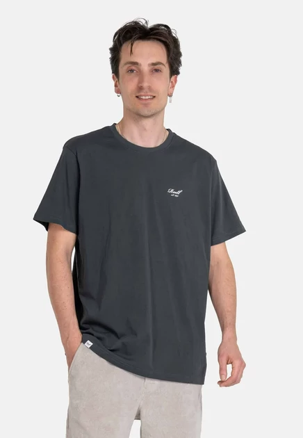 Reell STAPLE LOGO - Basic T-shirt -  deep black fossil grey