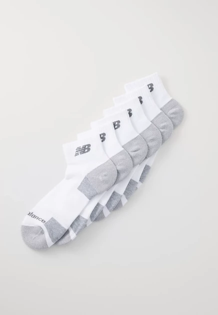 Унисекс носки New Balance Performance, 6 пар, белые
