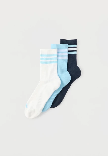 Унисекс-носки adidas Performance, 3 пары, сине-голубые