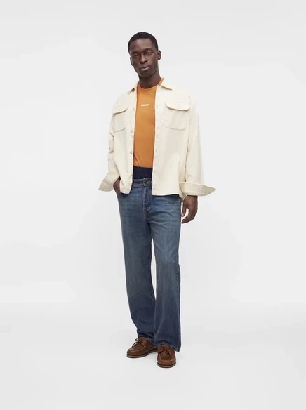 Мужская футболка Jack & Jones JCOClub, кремовая