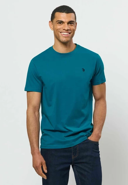 U.S. Polo Assn. UMARJUN T-shirt - Basic T-shirt - white ocean depths