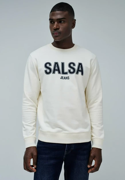 Мужской свитшот Salsa Jeans, бежевый