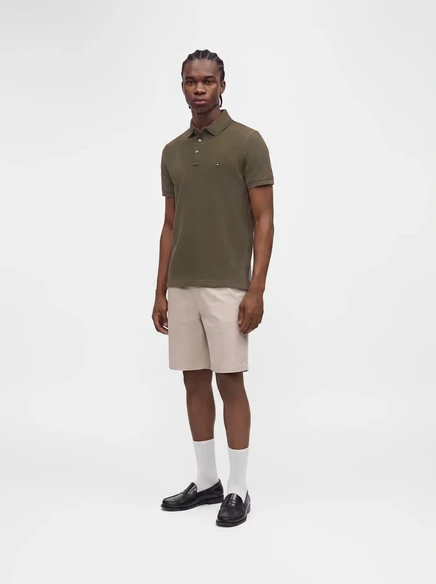 Мужское поло Tommy Hilfiger, цвета хаки