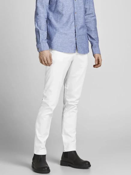 Мужские брюки-чинос Jack & Jones JPSTMarco, белые