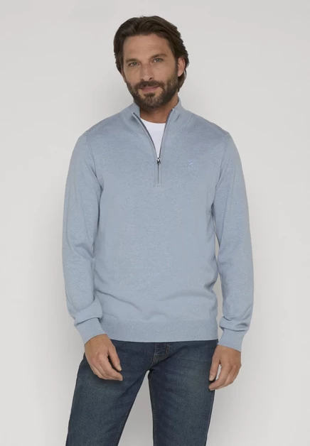 Мужской джемпер Indicode Jeans Monaco Blue, светло-синий