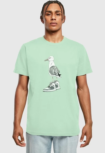 Мужская футболка Mister Tee Seagull Sneakers, мятная