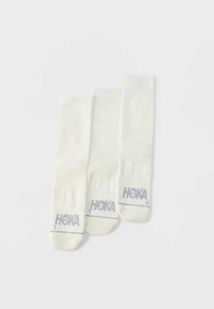 Спортивные носки Hoka, 3 пары, белые