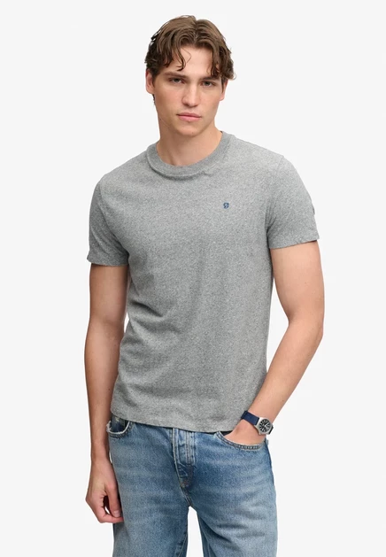 Мужская футболка Superdry Co. Essential, тёмно-серая