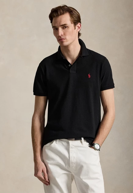 Polo Ralph Lauren THE ICONIC MESH POLO SHIRT - Polo shirt - fall royal schwarz