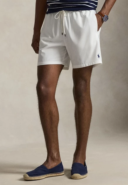 Мужские плавки Polo Ralph Lauren 5.75″, белые