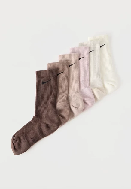 Унисекс спортивные носки Nike Performance, 6 пар, коричневые