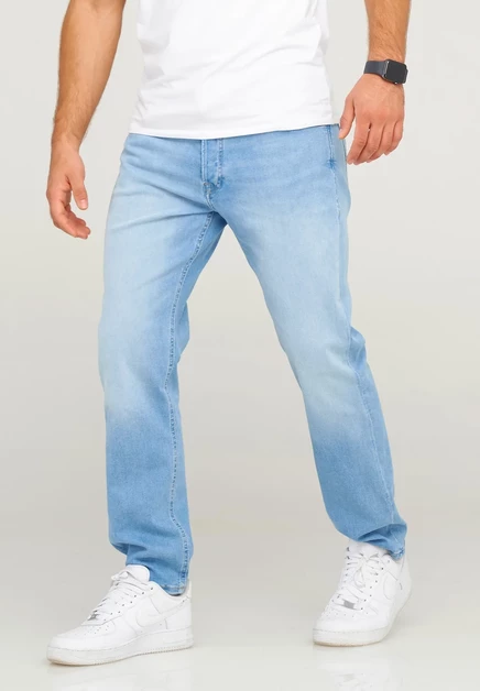 Мужские прямые джинсы Jack & Jones JJIMIKE, голубые