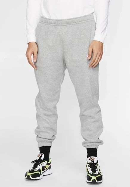 Мужские брюки Nike Sportswear Club Cuff, серо-белые