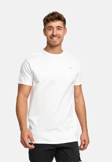 Мужская футболка Indicode Jeans KLOGE, молочная