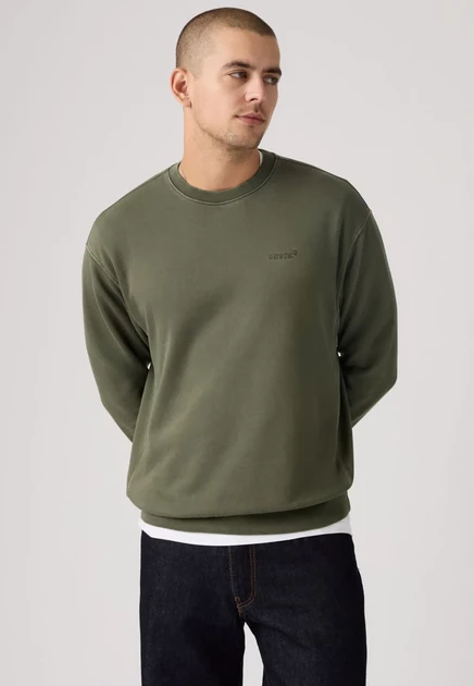 Мужской свитшот Levi's Authentic Crew, зелёный
