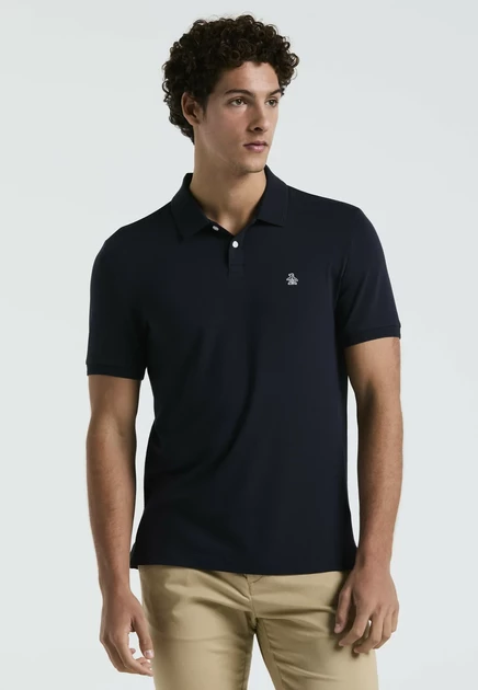 Мужское поло Original Penguin Daddy, бело-сапфировое