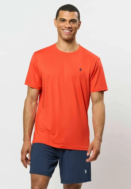 Мужская футболка U.S. Polo Assn. UMNick, оранжевая