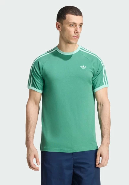 adidas Originals TEE  - Print T-shirt - cloud white blanch green pulse mint
