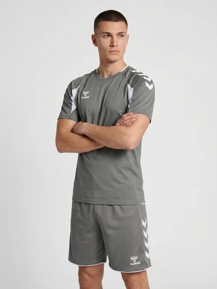 Мужская футбольная футболка Hummel 2.0, серо-белая