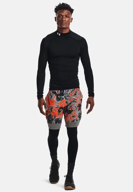 Мужской лонгслив Under Armour HeatGear Baselayer, черный