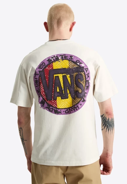 Мужская футболка Vans Blotched Circle, натуральная