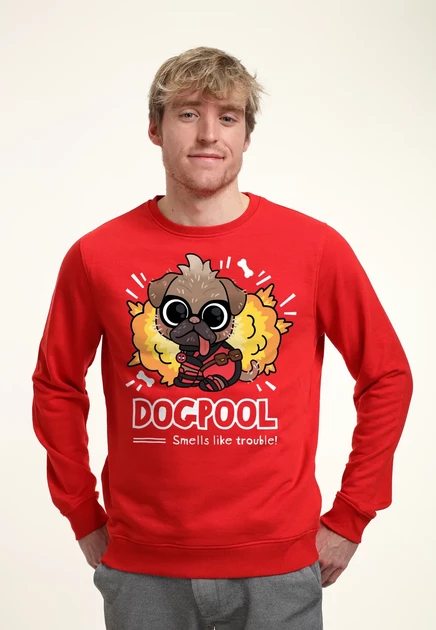 Мужской свитшот Henry Tiger Dogpool, красный