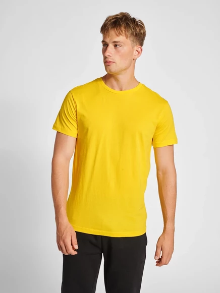 Мужская футболка Hummel Basic, желтая