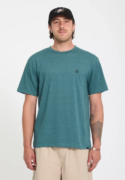 Мужская футболка Volcom Tee Circle Blanks, зелёная