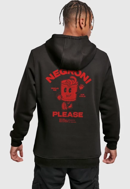 Мужское худи Mister Tee Negroni Please, черное
