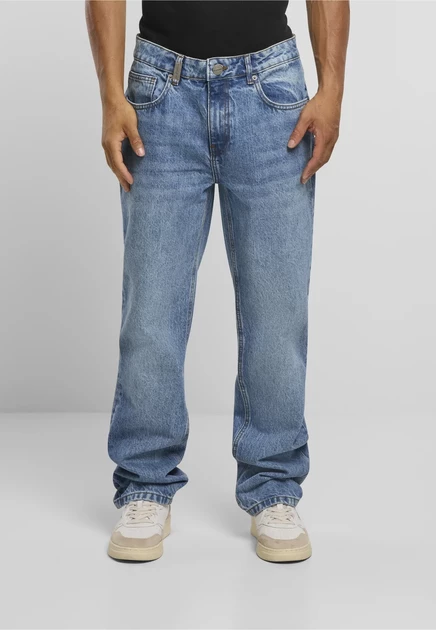 2Y Studios ADRIK BASIC WASHED - Baggy Jeans - washed black blue