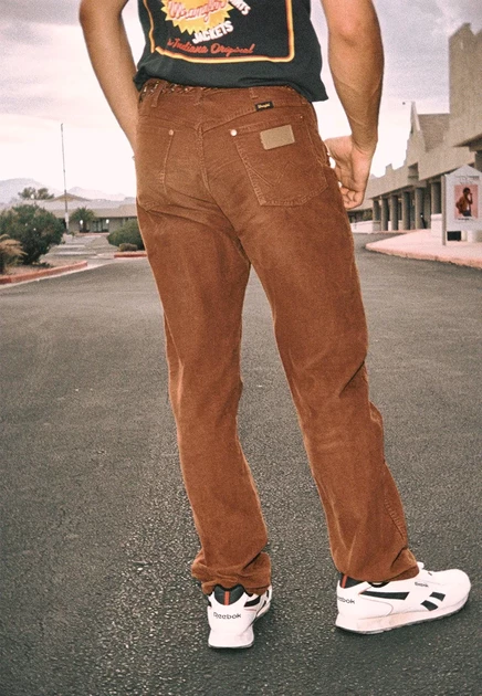Мужские джинсы Wrangler 13MWZ, коричневые