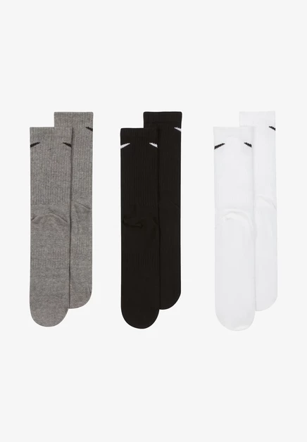 Носки Nike Lightweight, 3 шт., белые/серые/черные
