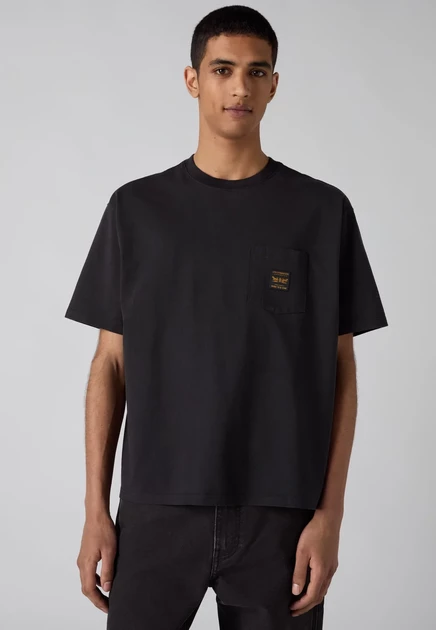 Футболка унисекс Levi's Workwear с принтом, черная