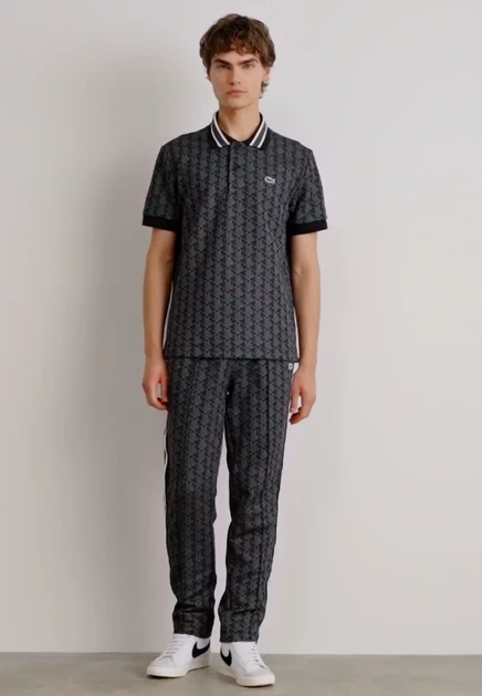 Унисекс спортивные брюки Lacoste, черный/графитовый