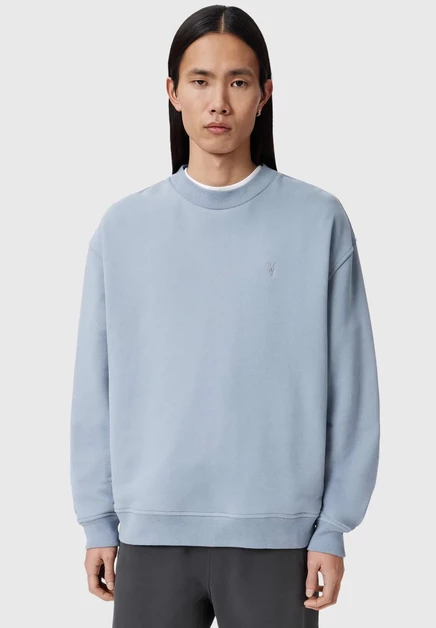 Мужской свитшот AllSaints Asher Crew, голубой
