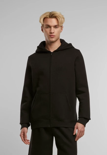 Мужское худи Urban Classics на молнии, черное