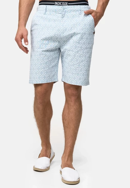 INDICODE JEANS APOSTOLIS - Shorts - tan celestial blue