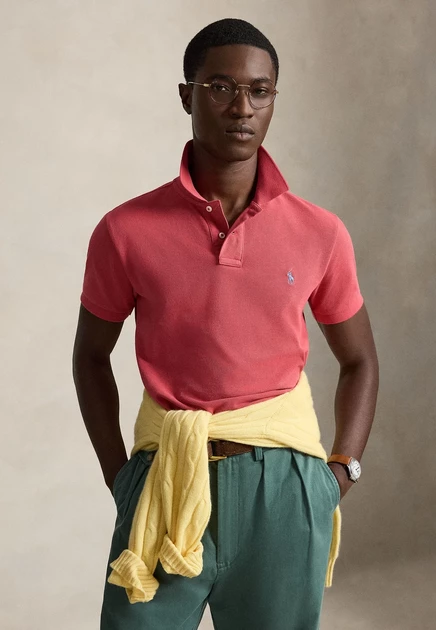 Мужская рубашка-поло Polo Ralph Lauren, красная