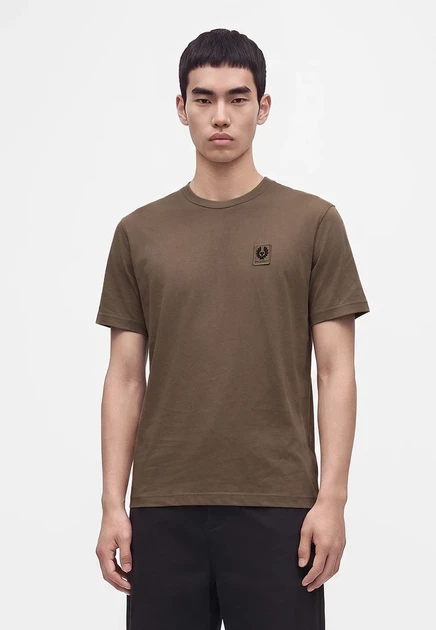 Мужская футболка Belstaff, пыльно-бежевая