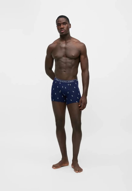 Polo Ralph Lauren 3 PACK - Boxer briefs - navy/white dark blue/dark green/orange