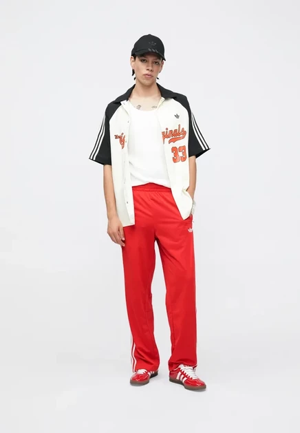 Мужские брюки adidas Originals Firebird, зелено-красные