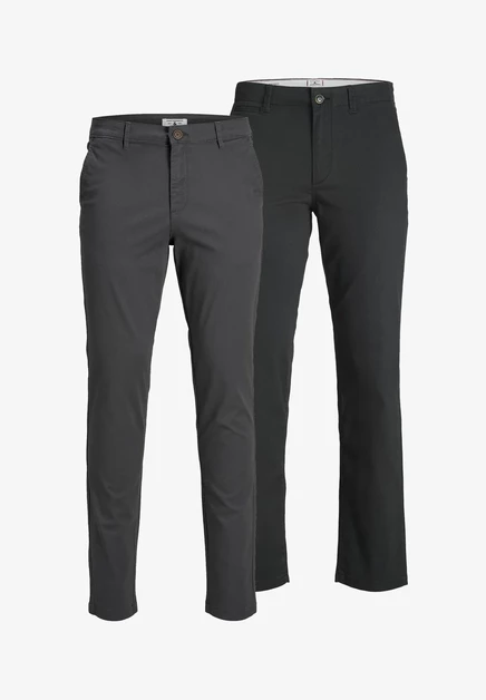 Мужские брюки Jack & Jones Chino, 2 пары, черные